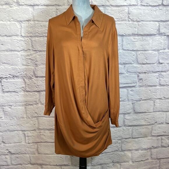 Gianni Bini draped midi dress - Picture 1 of 4